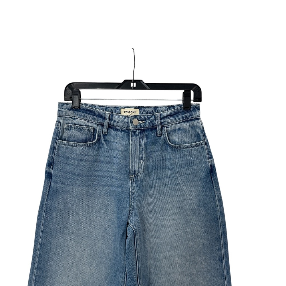 $299 L'Agence Scottie Wide Leg High Rise Jean In Zion Size 26 - Picture 4 of 10